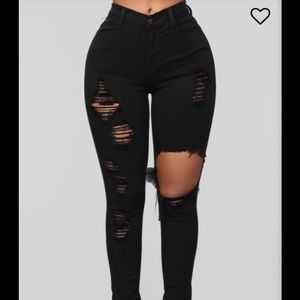 High waisted fashion nova jeans